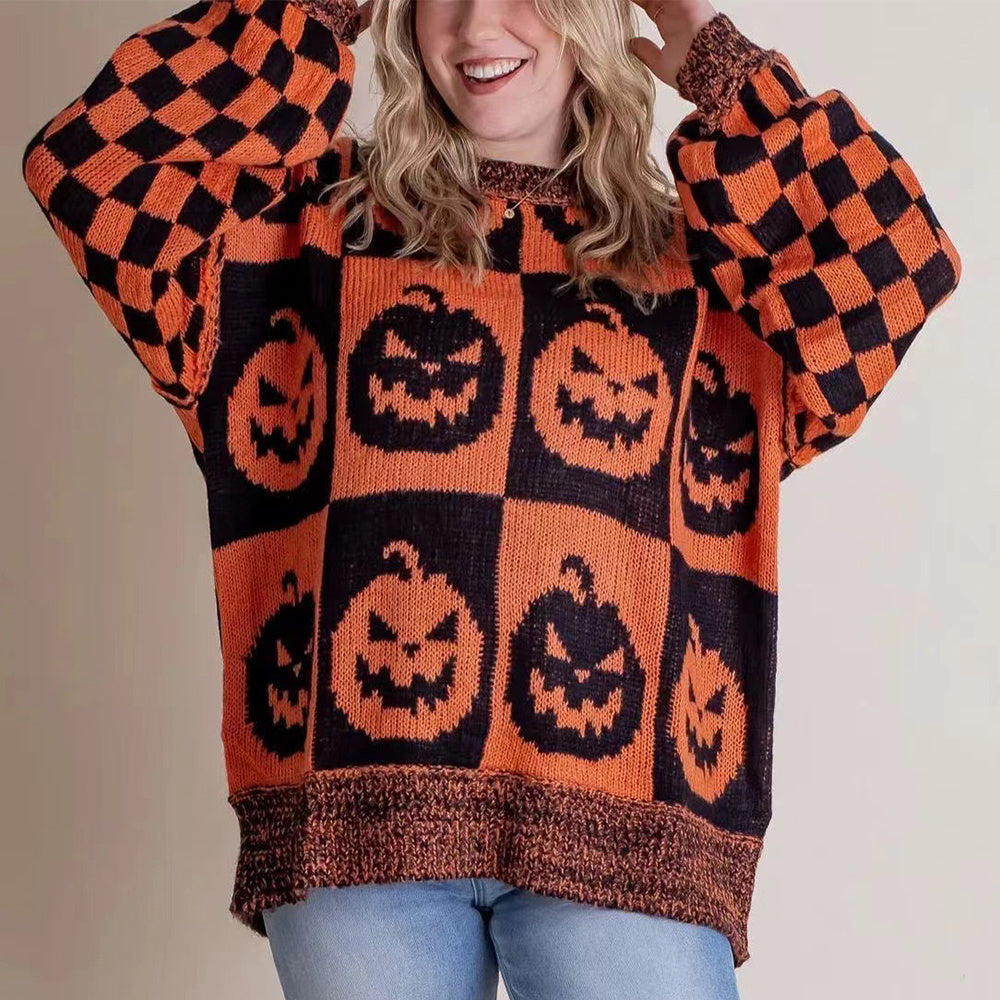 Halloween Ghost Knitted Sweater