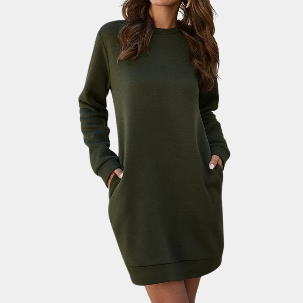 Warm and trendy ladies dress