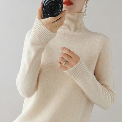 Elegant knitted sweater