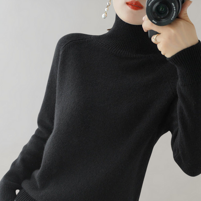 Elegant knitted sweater