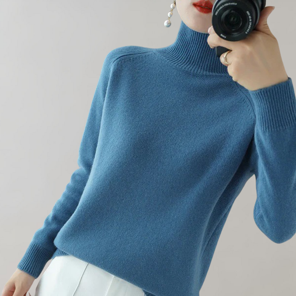 Elegant knitted sweater