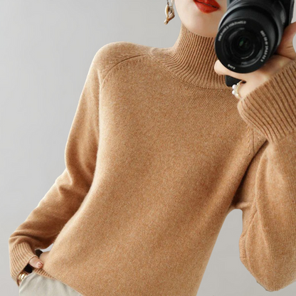 Elegant knitted sweater