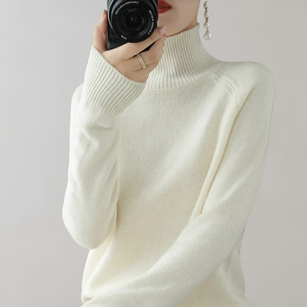 Elegant knitted sweater