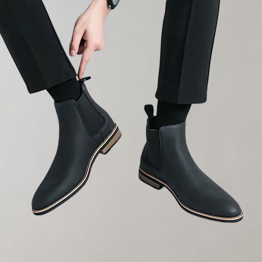 High-top chelsea boots for men 