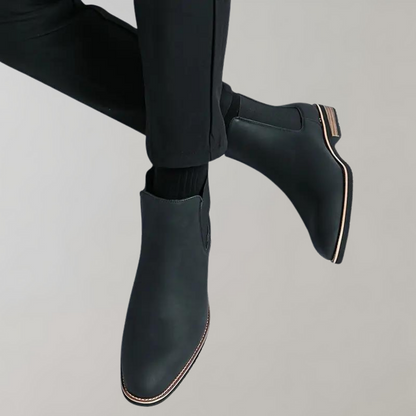 High-top chelsea boots for men 