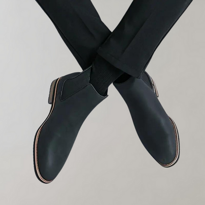 High-top chelsea boots for men 