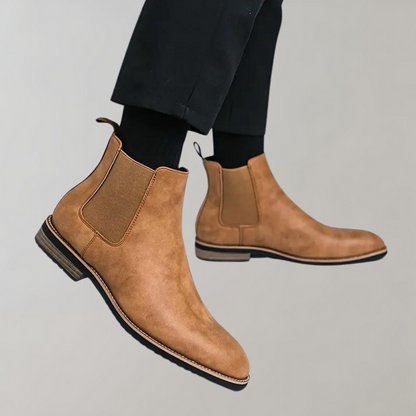 High-top chelsea boots for men 