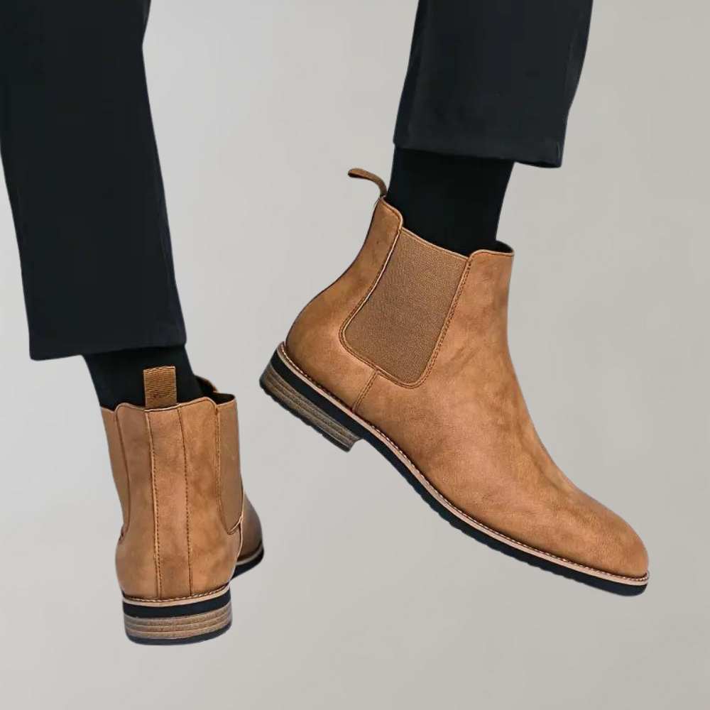 High-top chelsea boots for men 