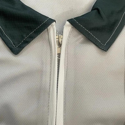 Men's polo shirt with zipper