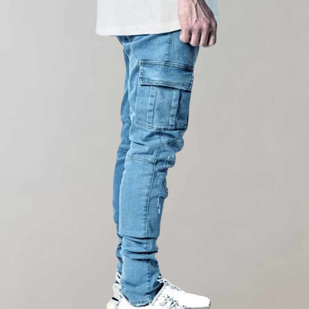 Ultra-stretch casual herenjeans