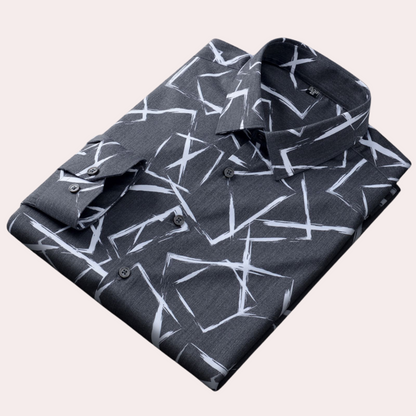 Men's shirt with classic print