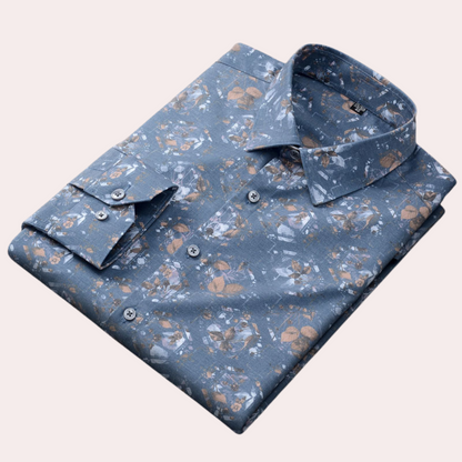 Men's shirt with classic print