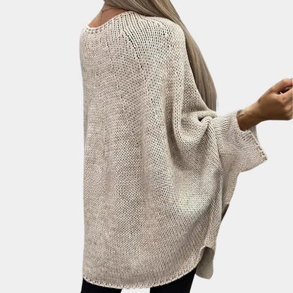 Elegant knitted women's sweater