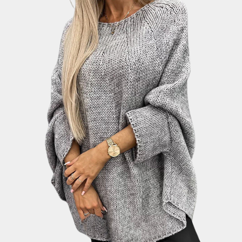 Elegant knitted women's sweater