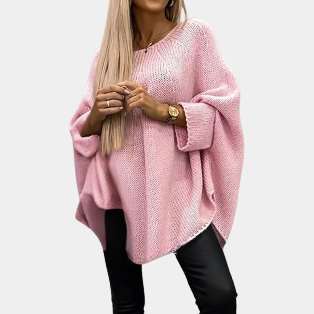 Elegant knitted women's sweater