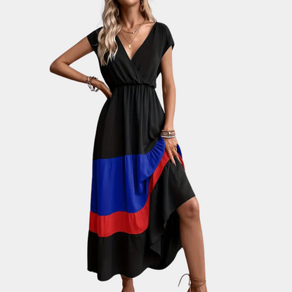 Casual v-neck women's dress