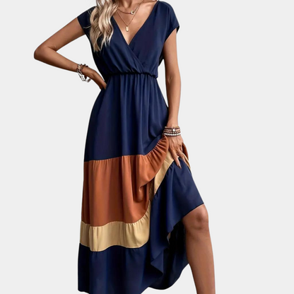 Casual v-neck women's dress