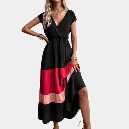 Casual v-neck women's dress