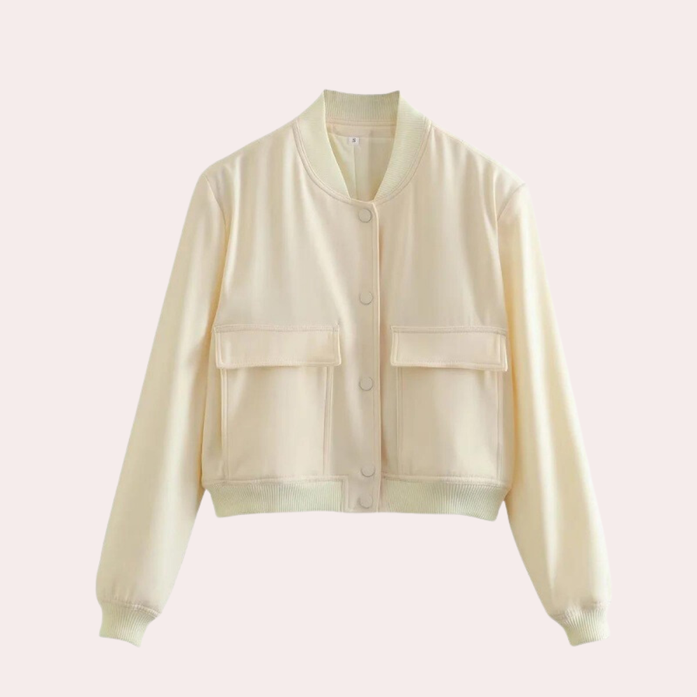 Casual bomber jacket for women