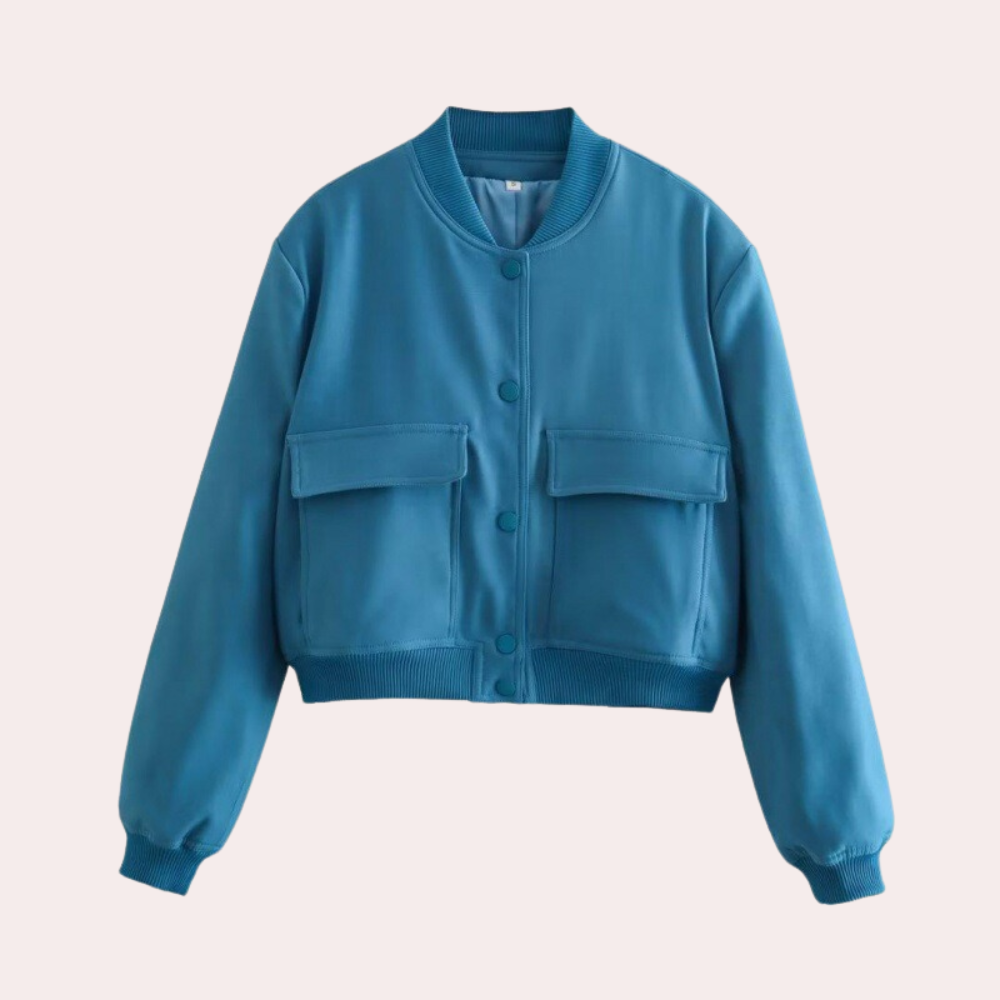 Casual bomber jacket for women