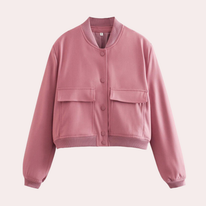 Casual bomber jacket for women