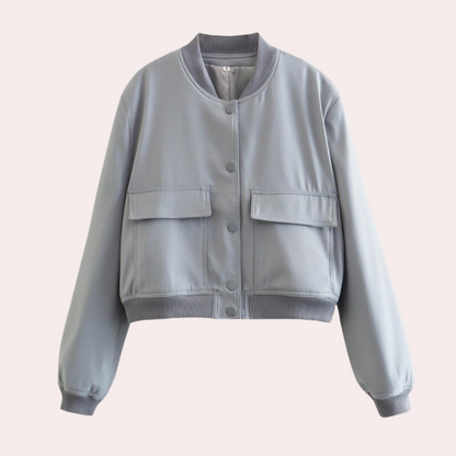 Casual bomber jacket for women