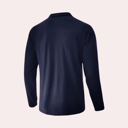 Men's long sleeve polo