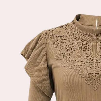 Elegant damesshirt met lange mouwen