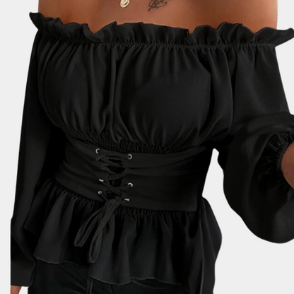 Elegante off shoulder blouse voor dames