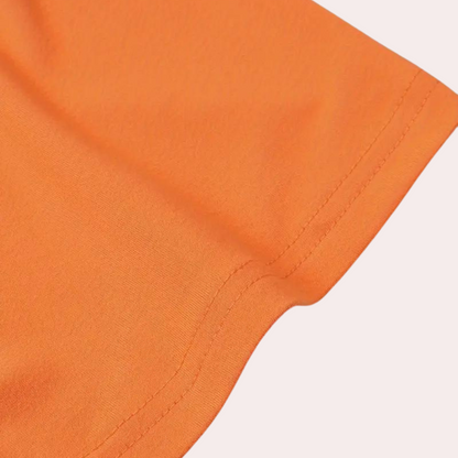 Men's t-shirt short sleeves orange