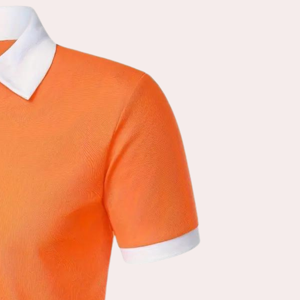 Classic orange men's t-shirt 