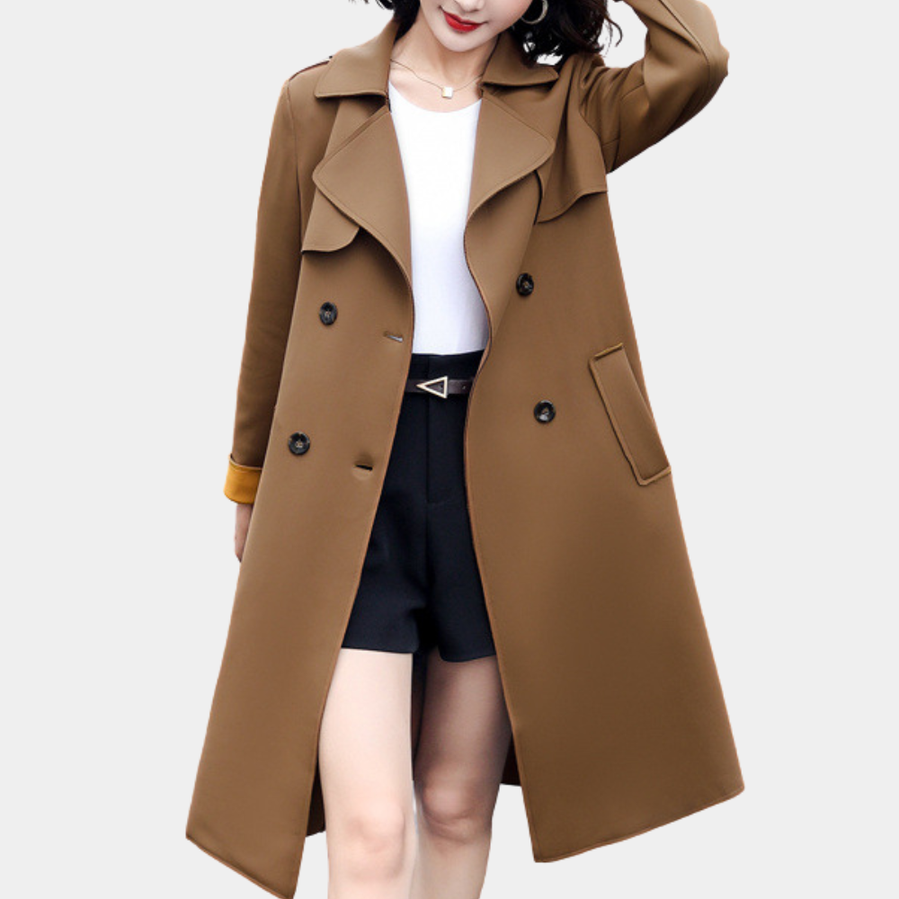 Elegant trench coat for women