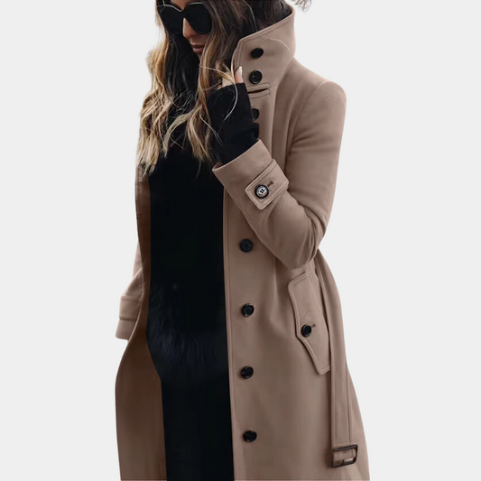 Stijlvolle en warme trenchcoat voor dames