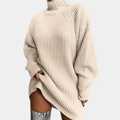 Knitted oversized sweater for women