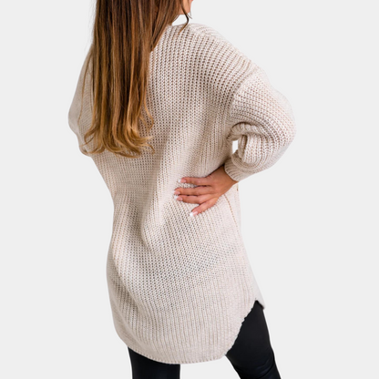 Comfortable knitted women's sweater