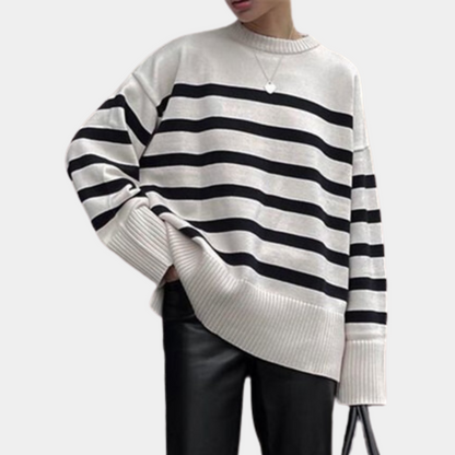 Elegant oversized women's sweater