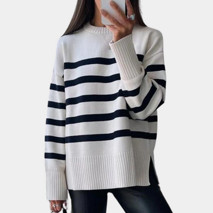 Elegant oversized women's sweater