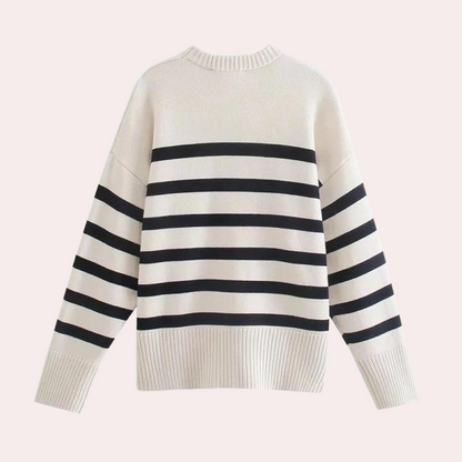 Elegant oversized women's sweater