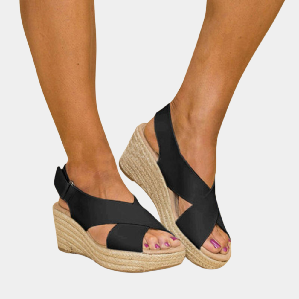 Comfortabele sleehak sandalen voor dames