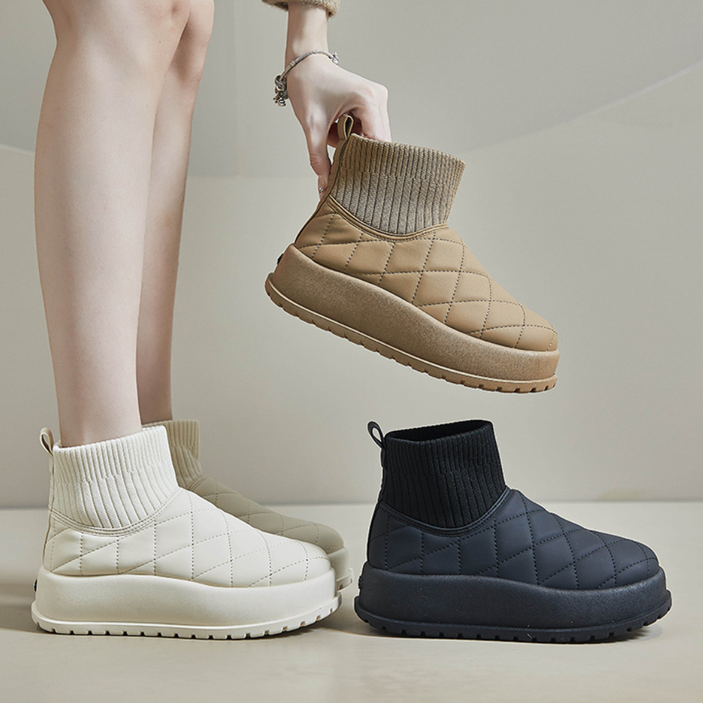 Celesse - Stijlvolle Gequiltte Winterboots voor Vrouwen