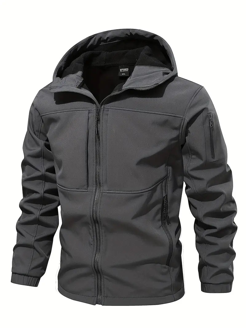 CARLO - Fleece outdoor jacket voor heren