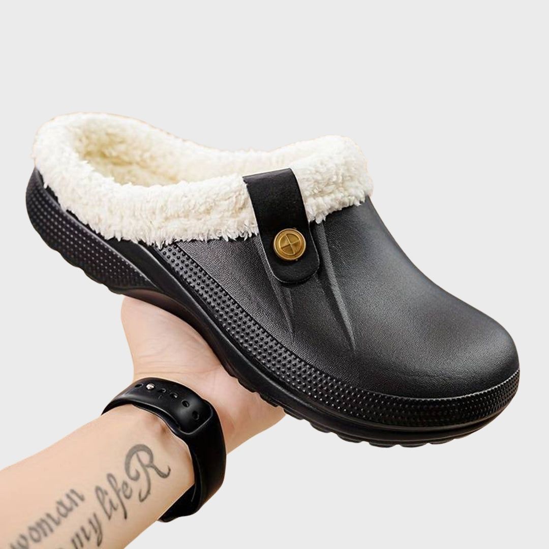 Warme heren pantoffels met lage instap